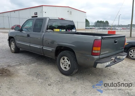 2000 Chevrolet Silverado C1500 from USA, damaged, VIN 2GCEC19T7Y1329987